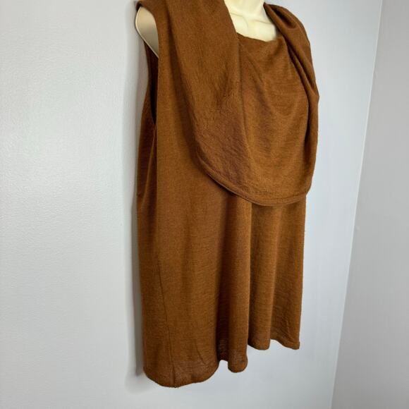 Missoni Italy Cashmere Silk Open Cowl Neck Sweater Lightweight Luxury S - Picture 4 of 14